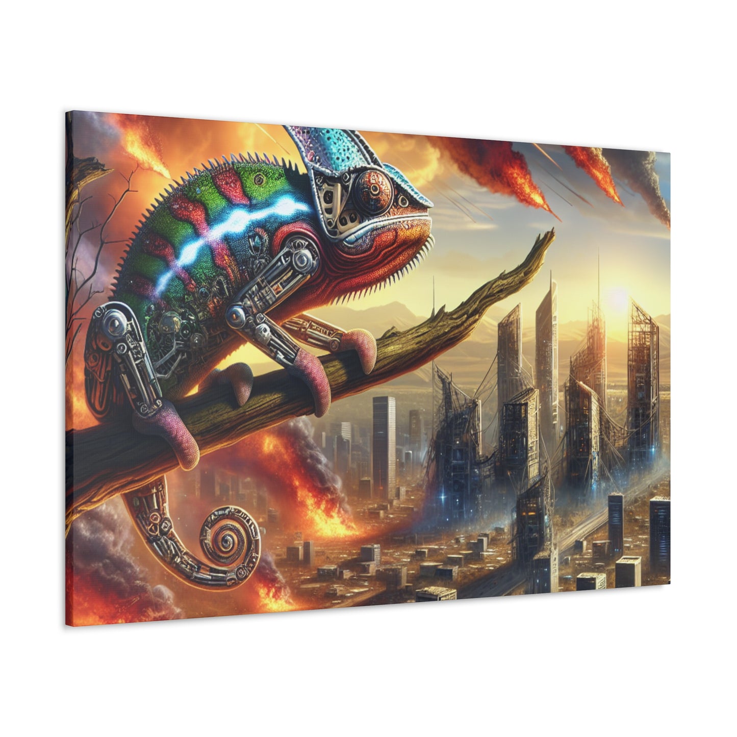 "Robo-Chameleon's Last Gaze"