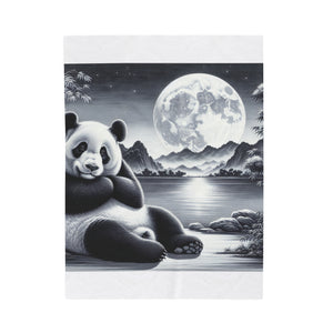 "Panda Moonlight" -Blanket