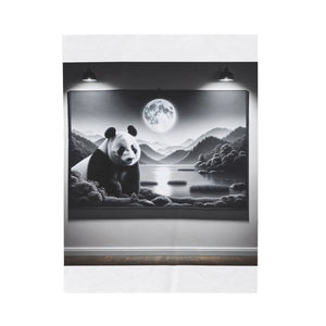 "Panda Moonlight Bliss" -Blanket