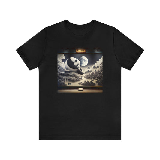 "Moonlit Splendor: Panda's Grace"-  Tshirt