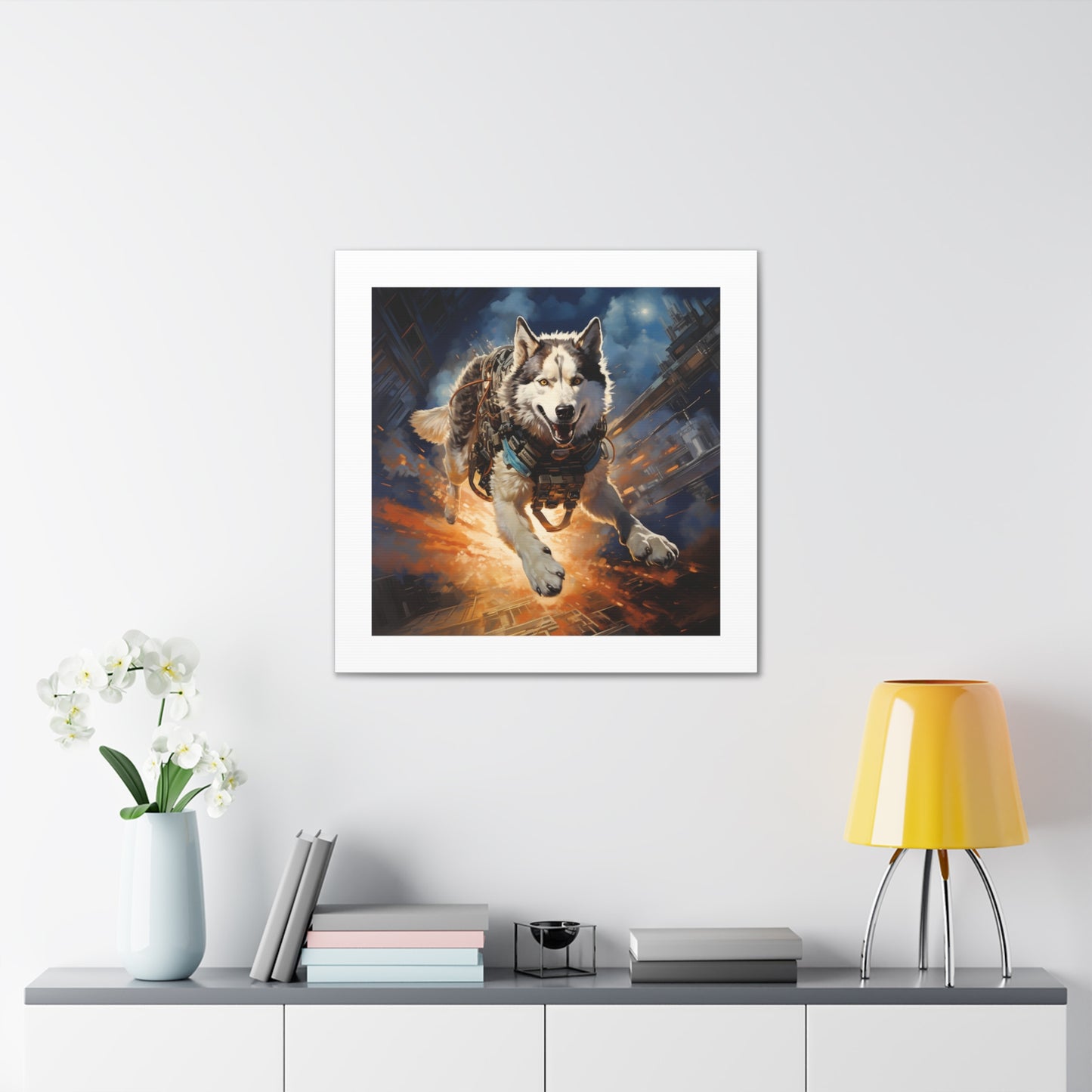 Heroic Aura Canvas Print