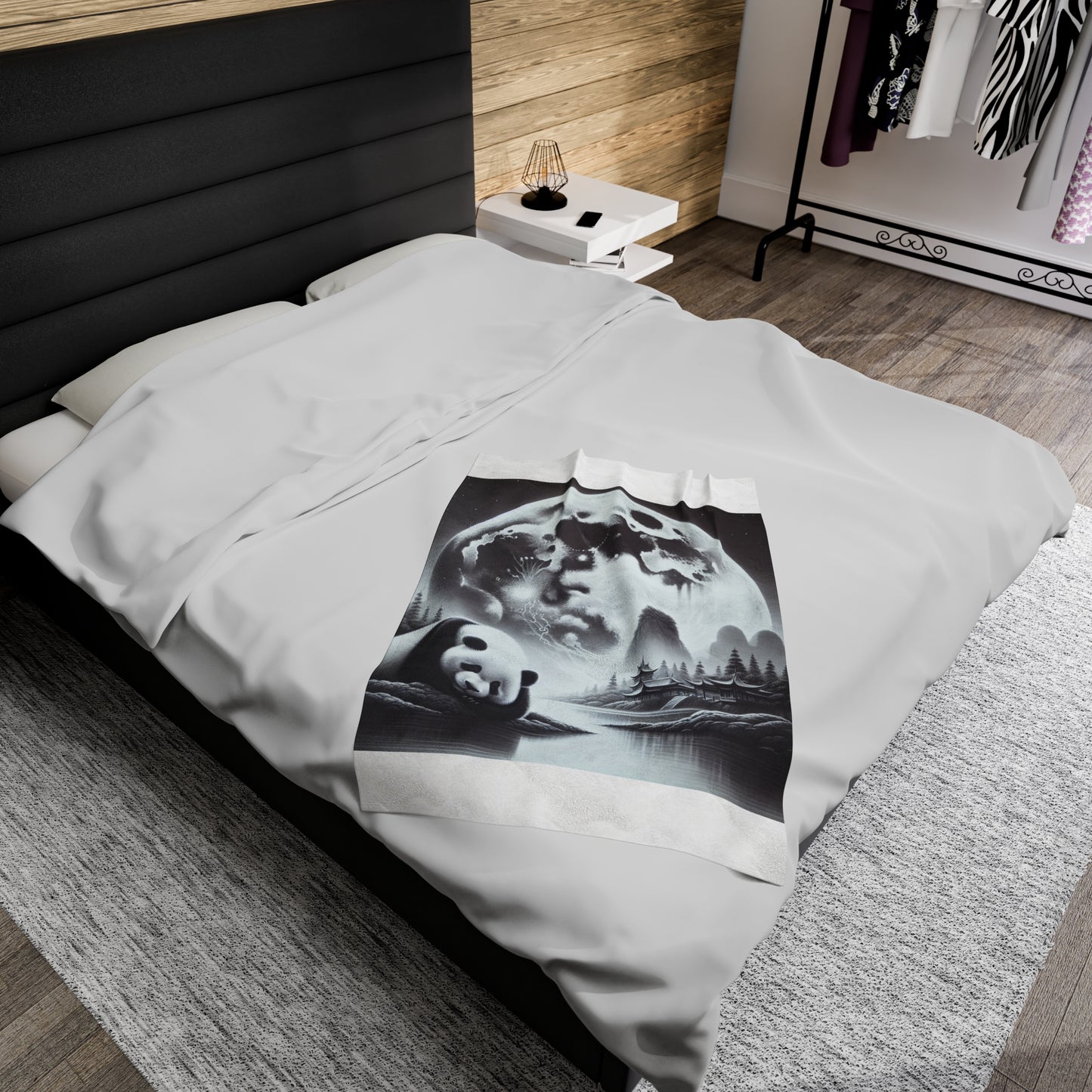 Panda's Moon -Blanket