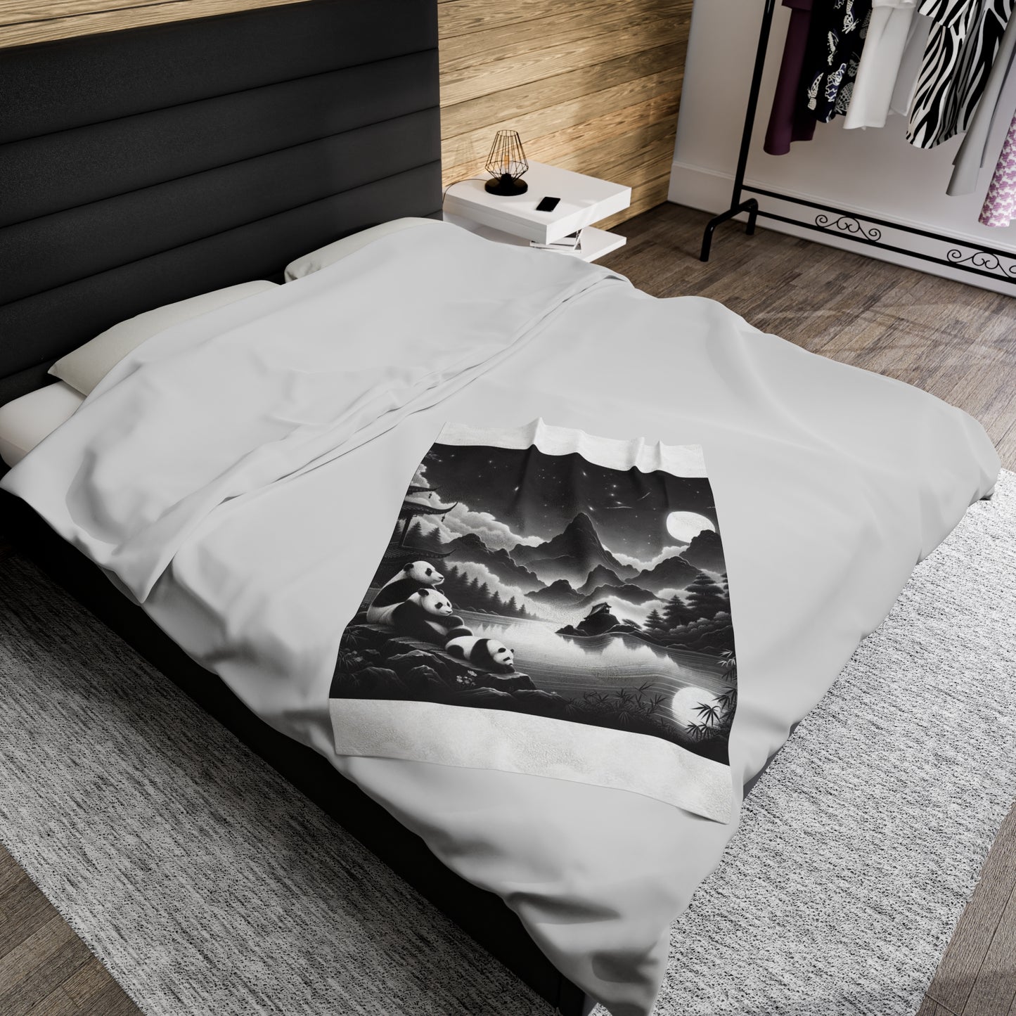 Panda's Moonlight -Blanket
