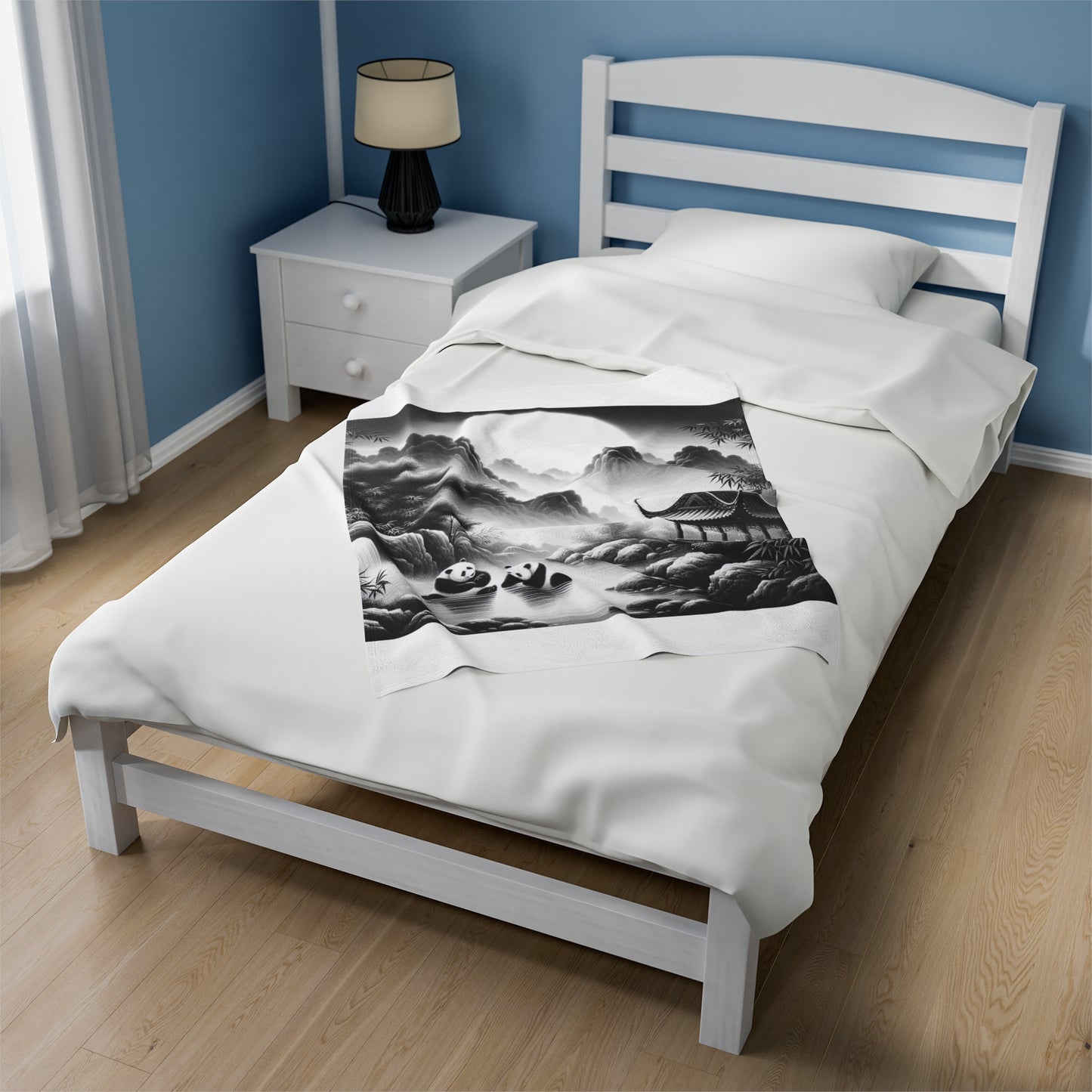 Majestic Moonlight Panda -Blanket