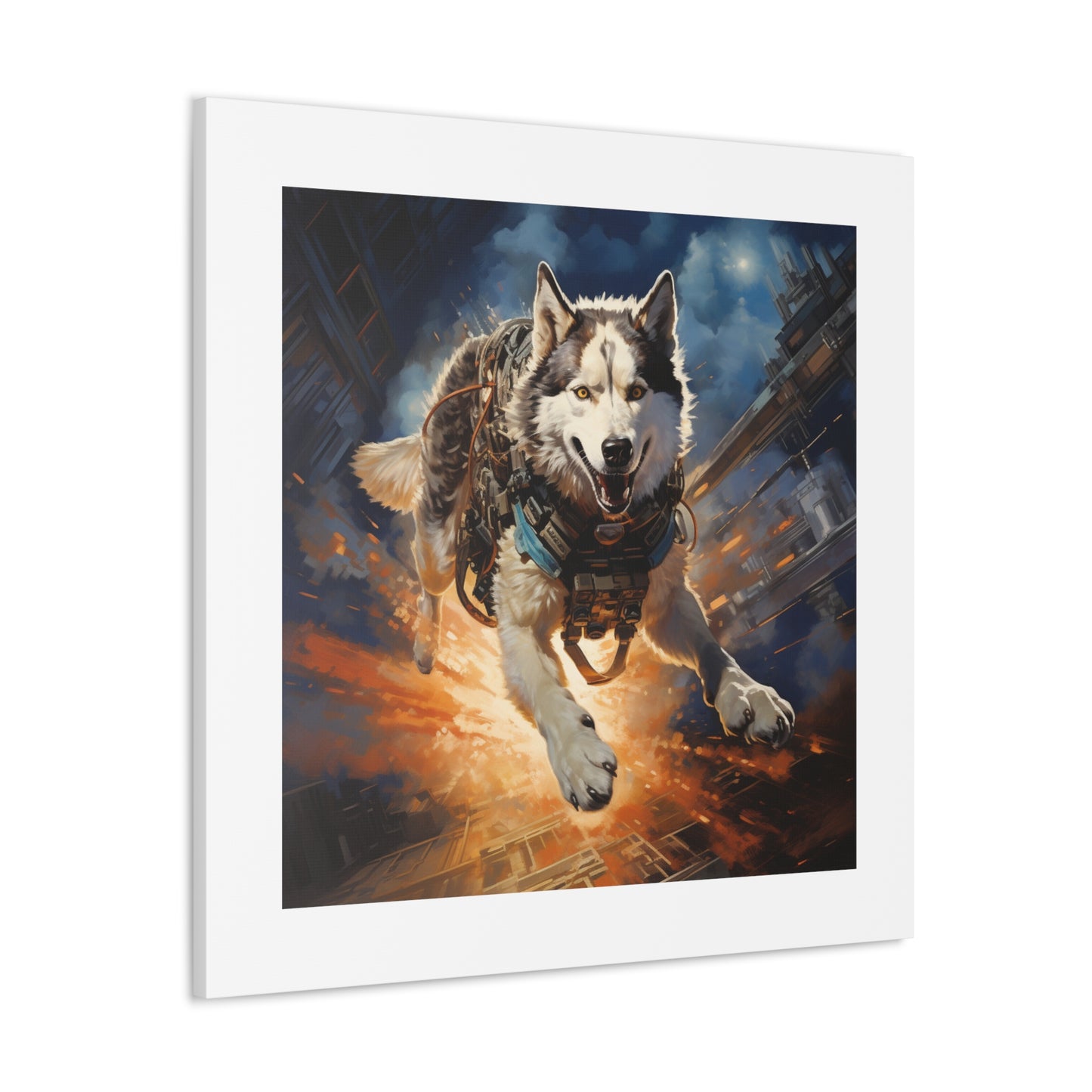 Heroic Aura Canvas Print