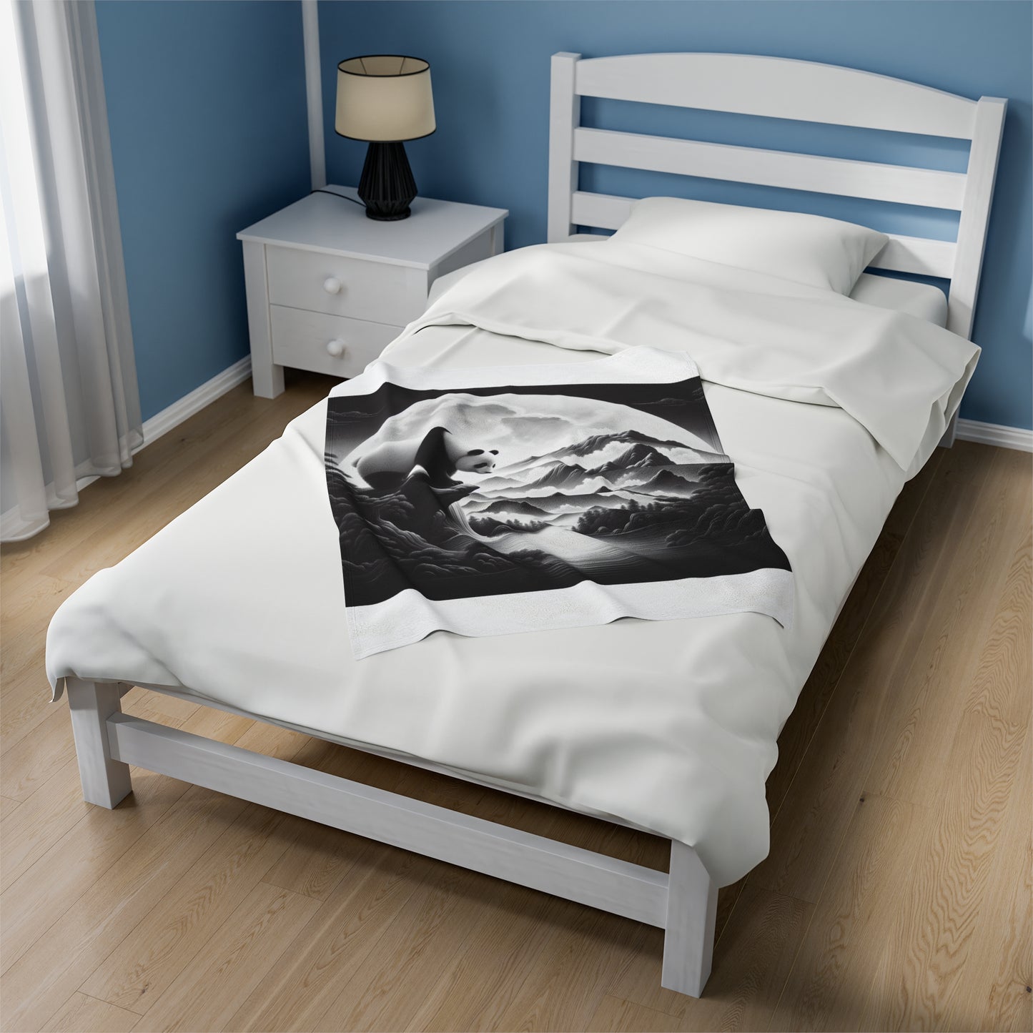 "Panda Moonlight" -Blanket