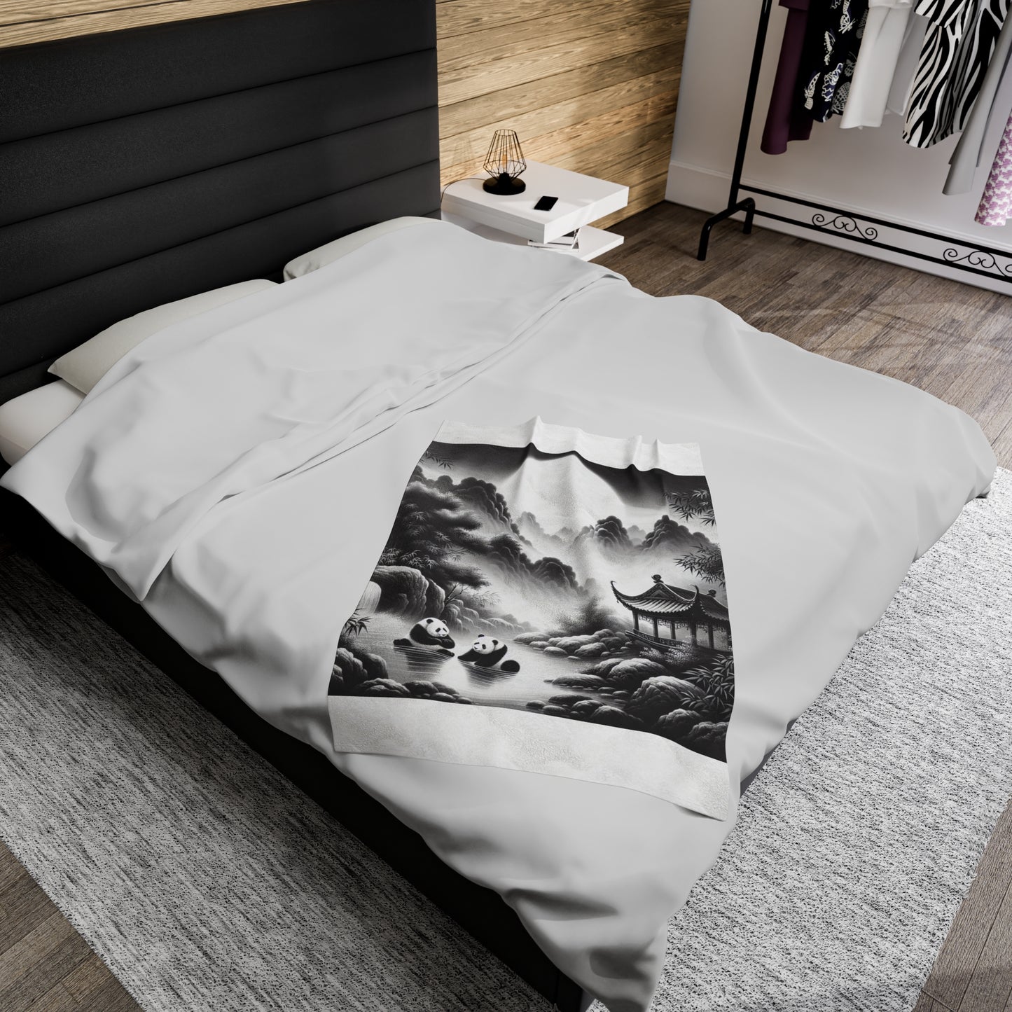Majestic Moonlight Panda -Blanket