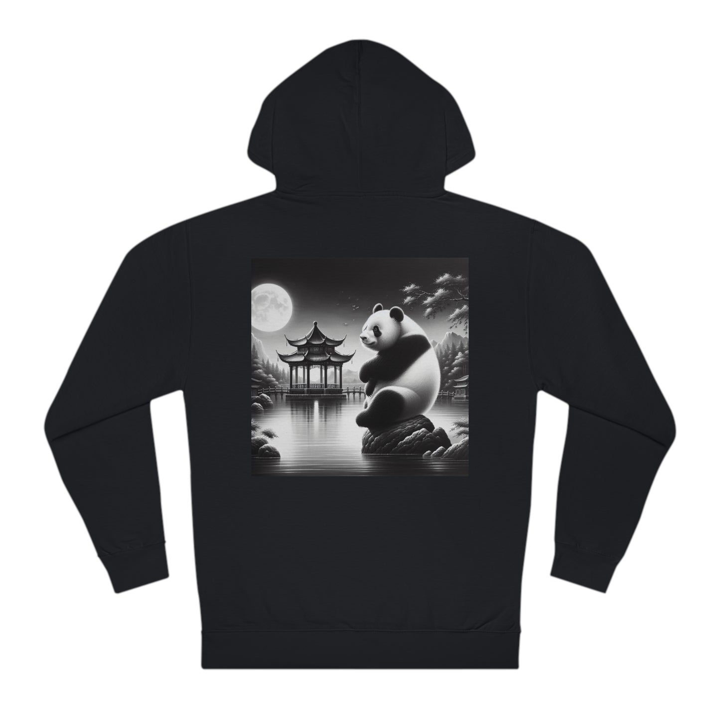 "Majestic Moonlit Panda"- Hoodie