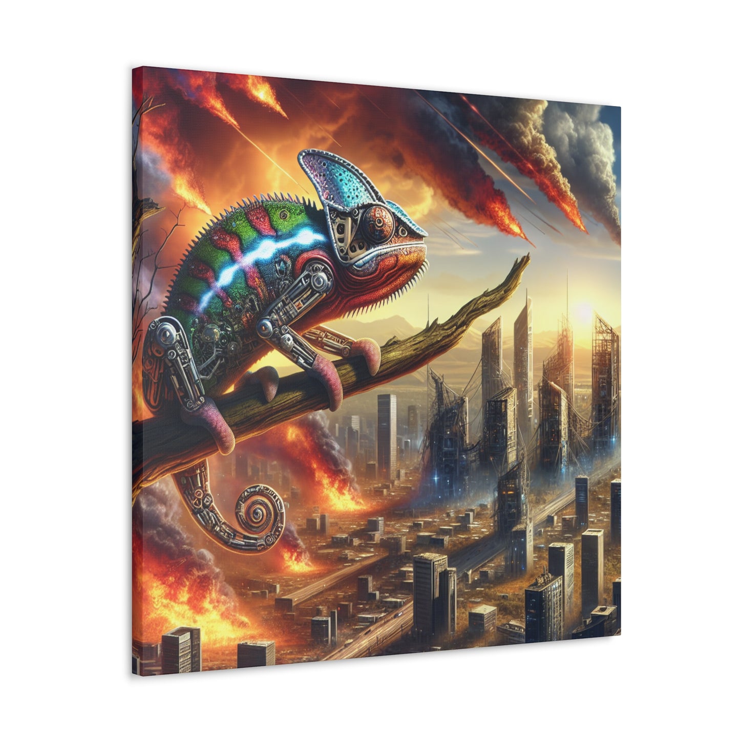 "Robo-Chameleon's Last Gaze"