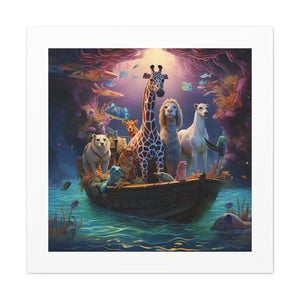 "Wild Safari Symphony Canvas"