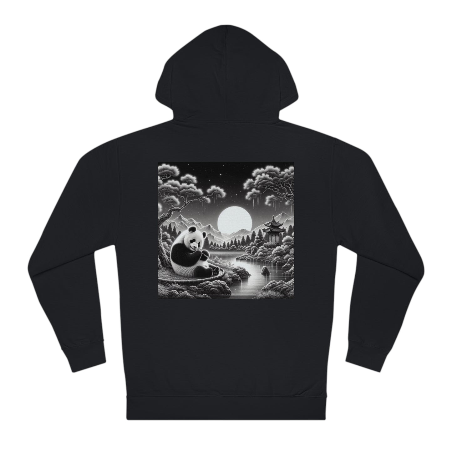 "Panda's Moonlit Majesty"- Hoodie