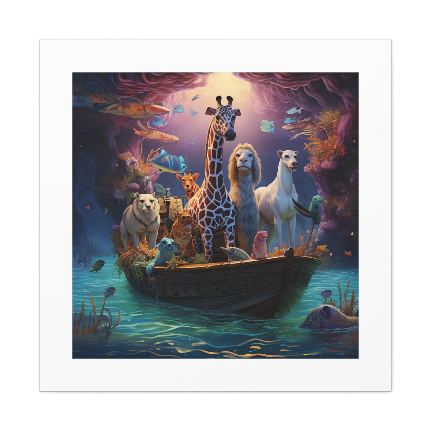 "Wild Safari Symphony Canvas"