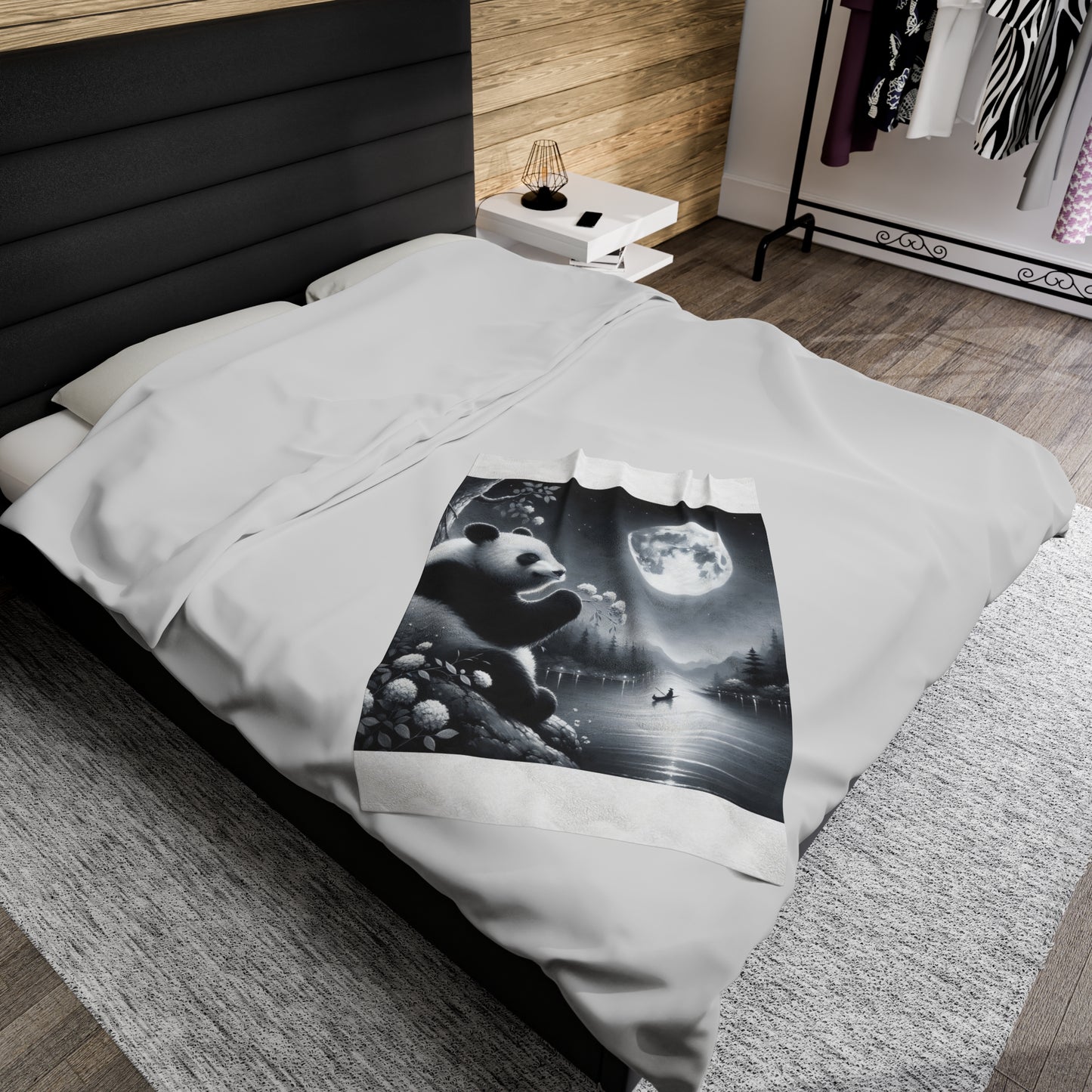 Panda Moonlight -Blanket