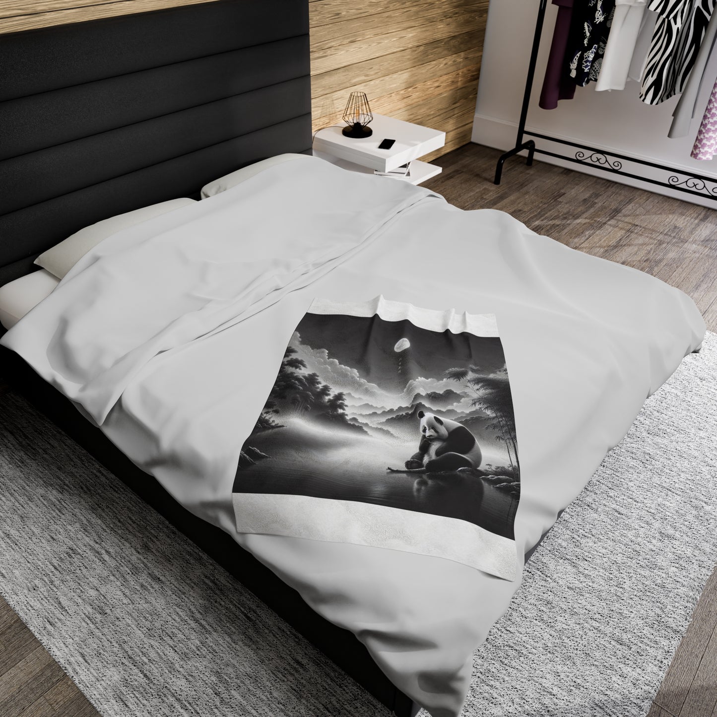 Panda's Moon -Blanket