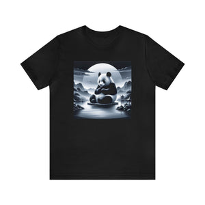 "Moonlit Panda Serenity"- Tshirt
