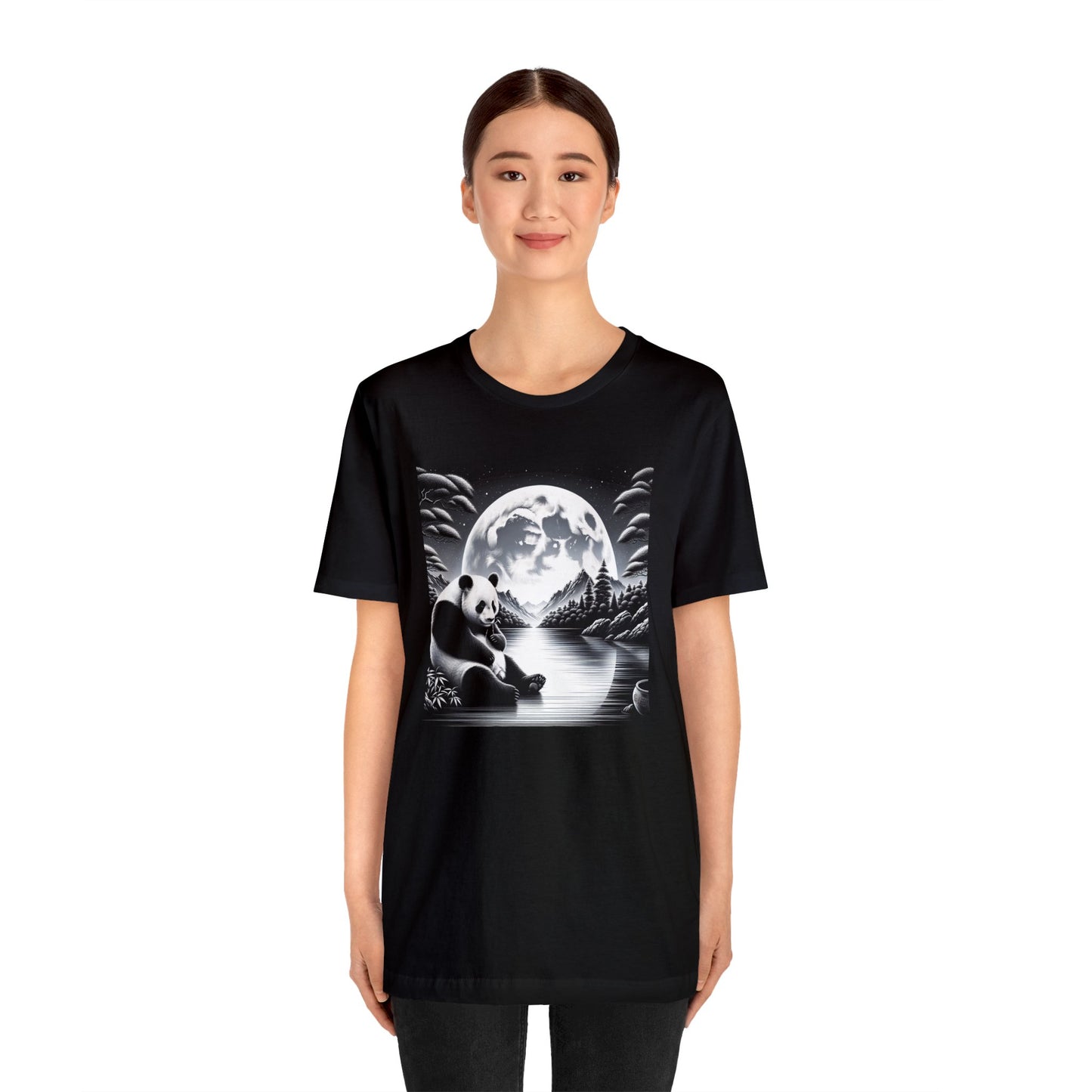 "Panda's Moon"- Tshirt