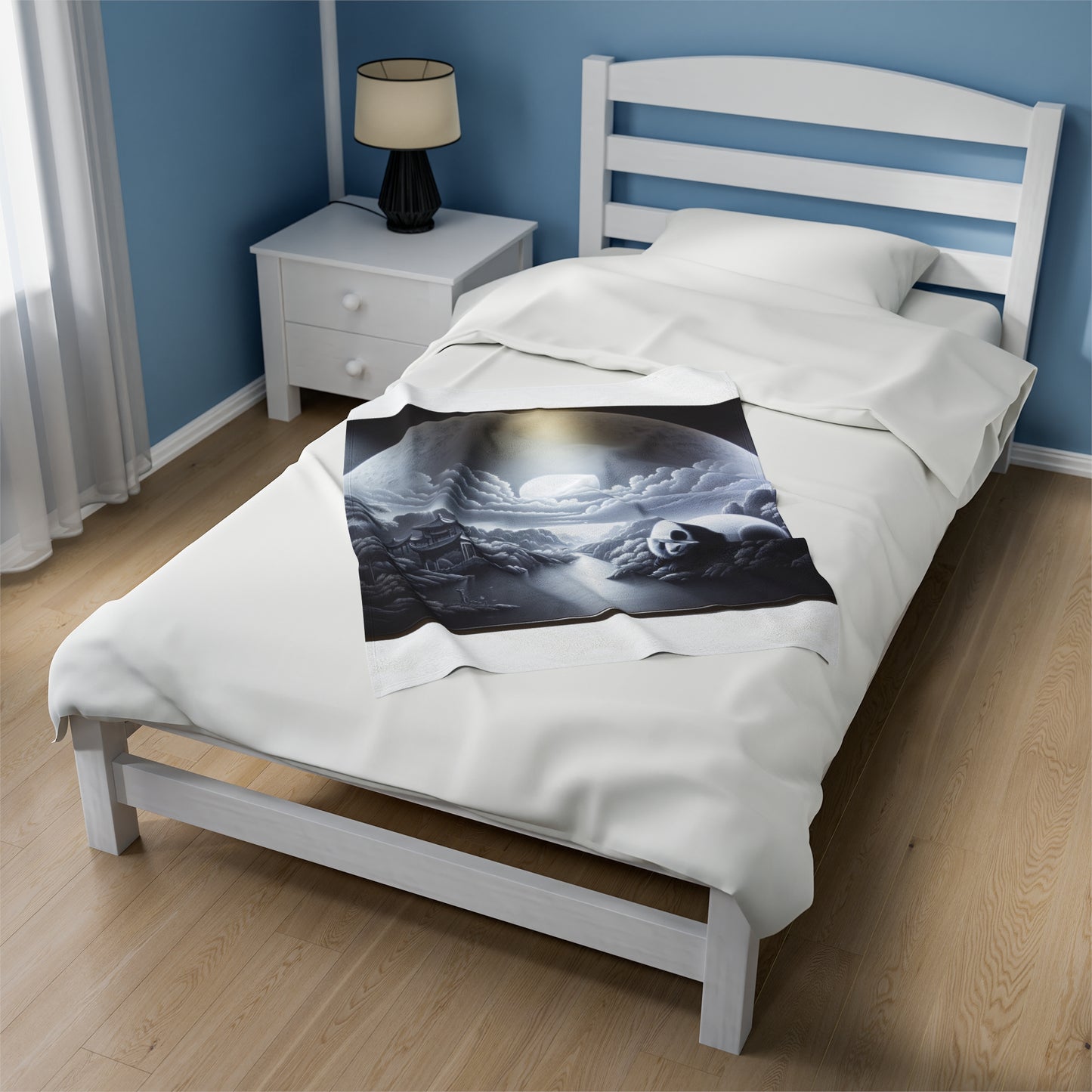 "Panda Moonlit Majesty" -Blanket