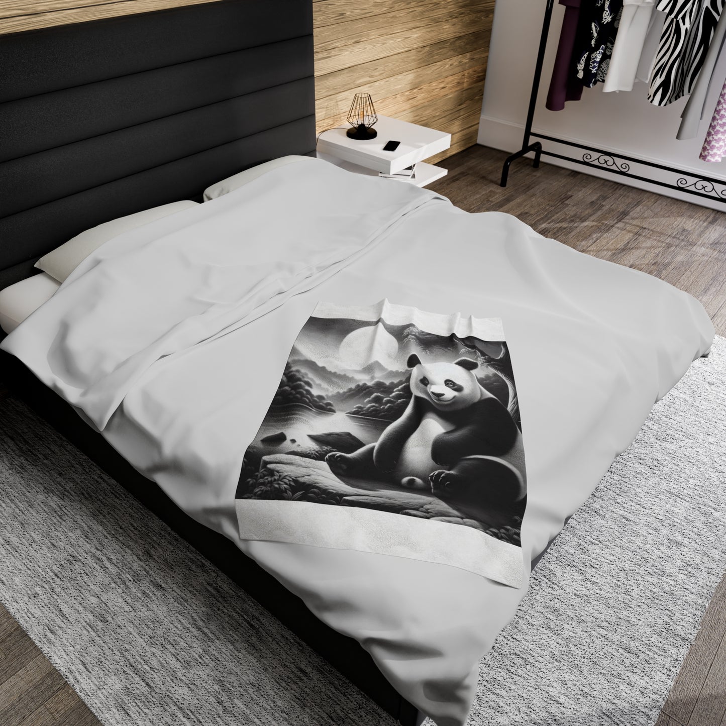 "Pandaland's Lunar Bliss" -Blanket