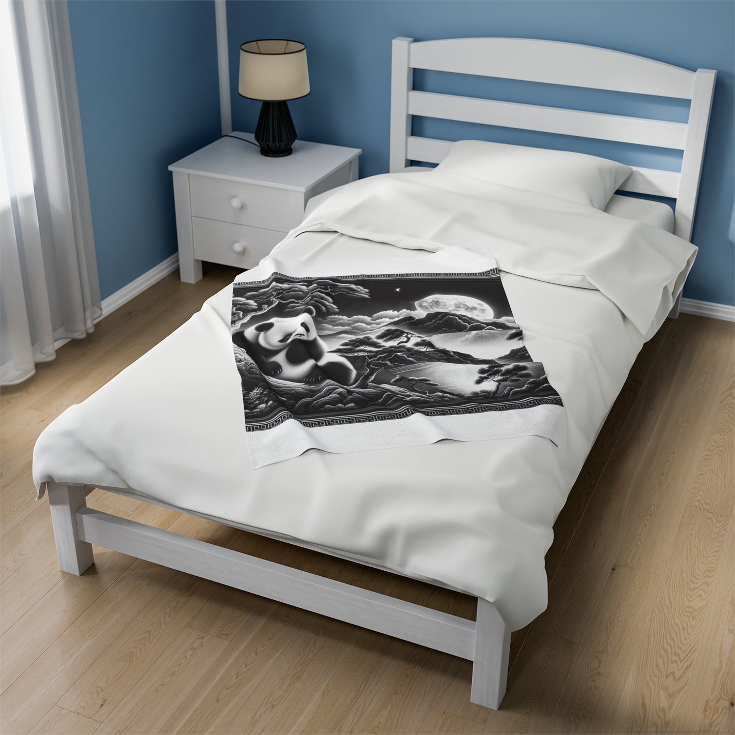 "Panda's Moonlight" -Blanket