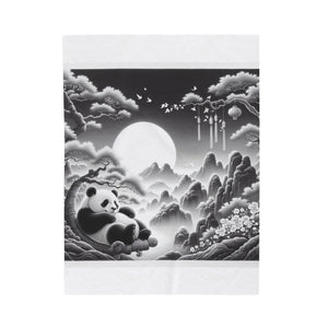 "Panda's Moon" -Blanket