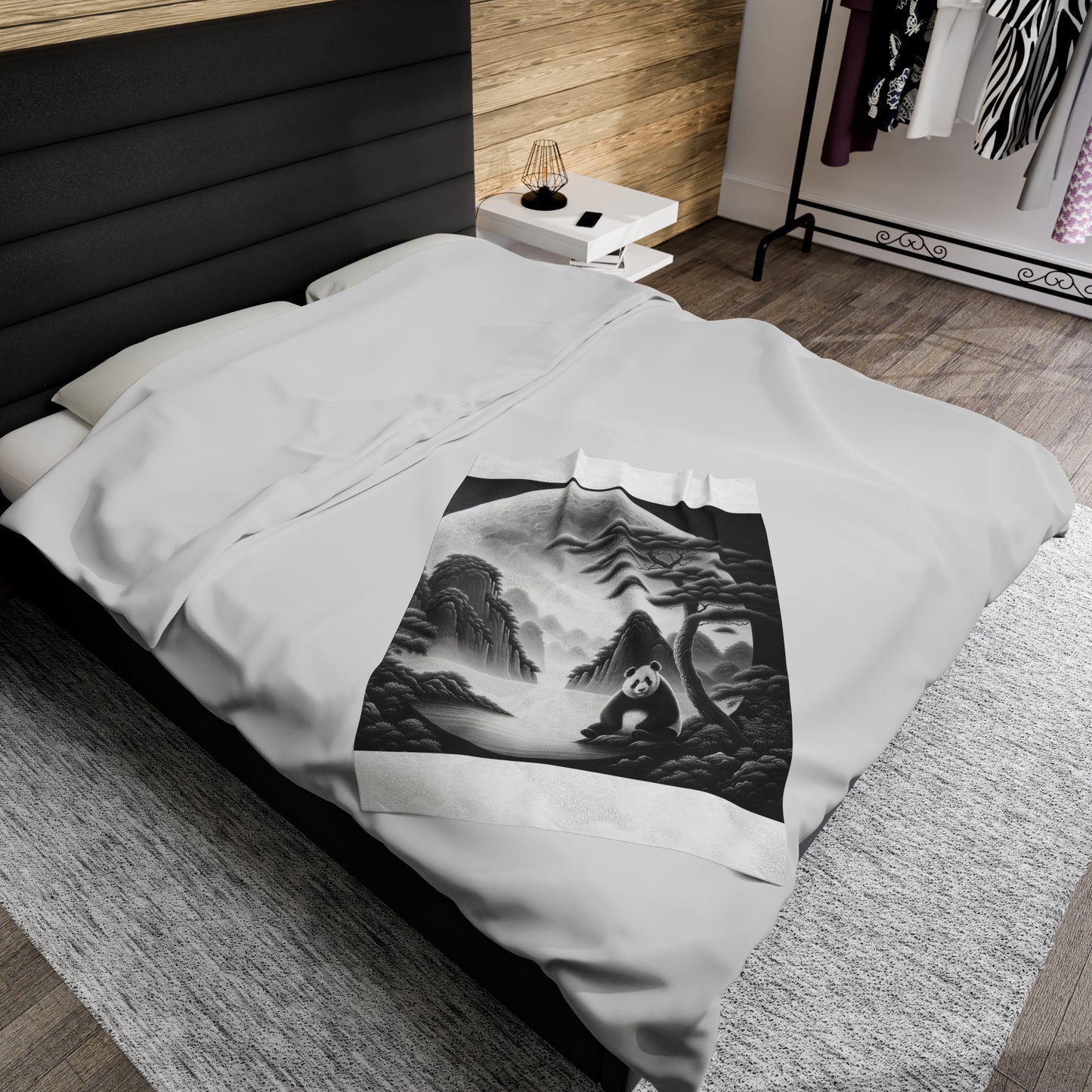 "Panda's Lunar Ascendance" -Blanket