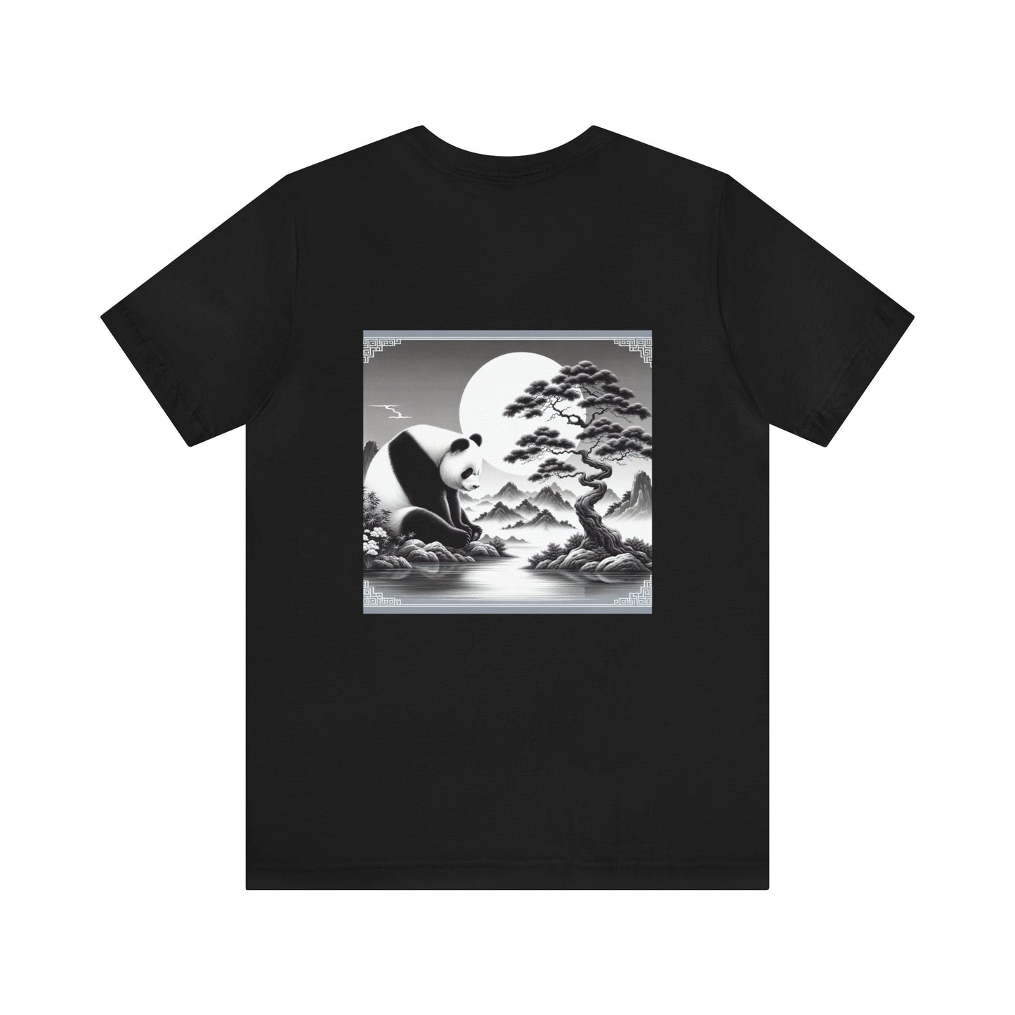 "Moonlit Panda Majesty"- Tshirt