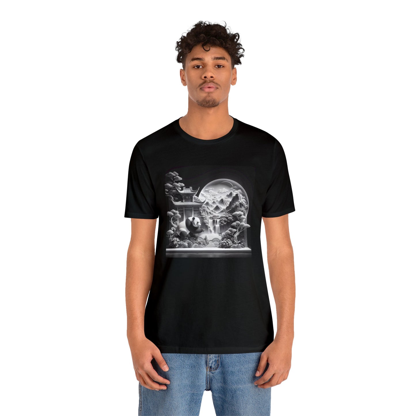 "Panda's Lunar Grace"- Tshirt
