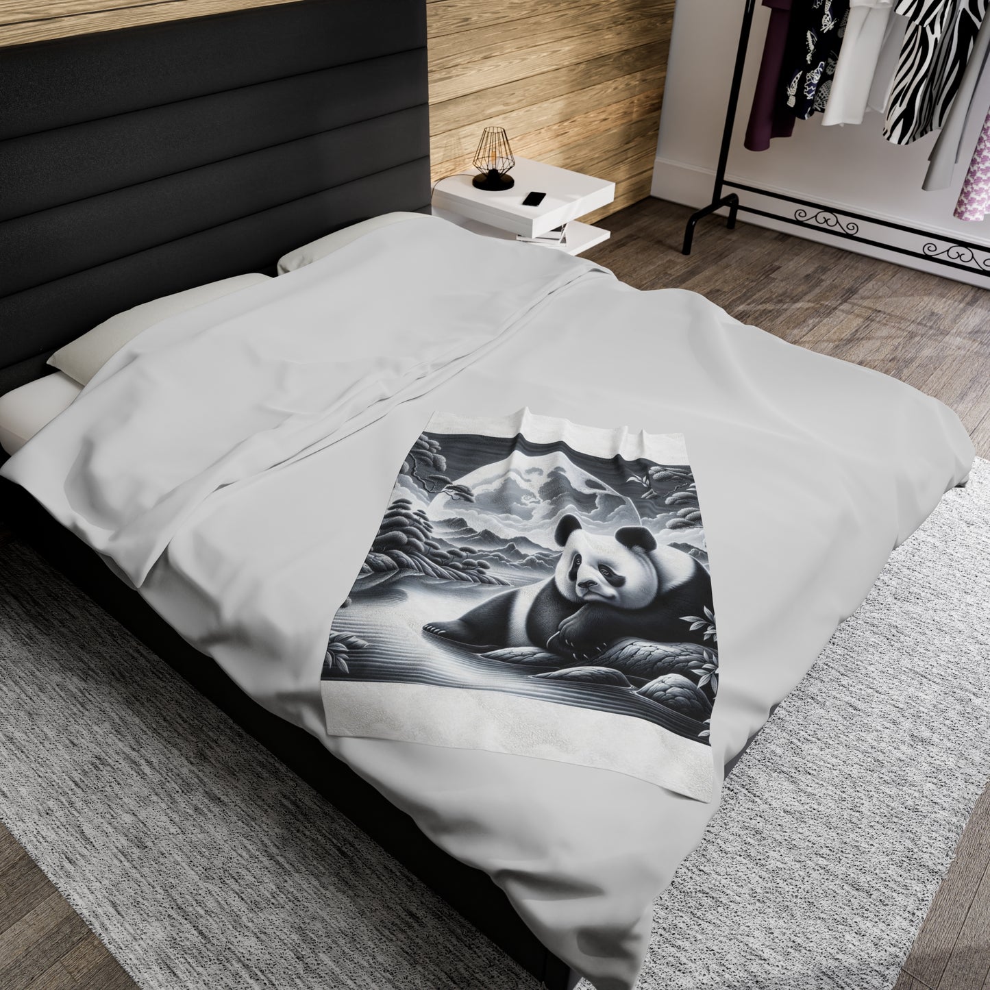 "Moonlit Panda" -Blanket