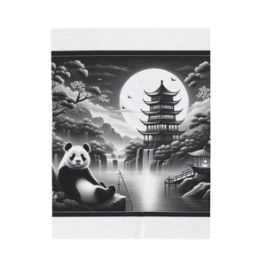 "Panda's Lunar Majesty" -Blanket
