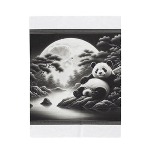 "Panda Moonlight" -Blanket
