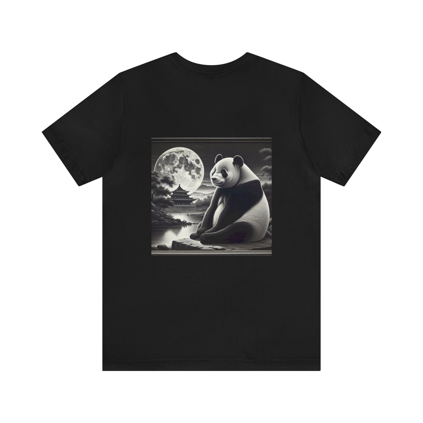 "Majestic Moonlight: Panda's Grace"- Tshirt