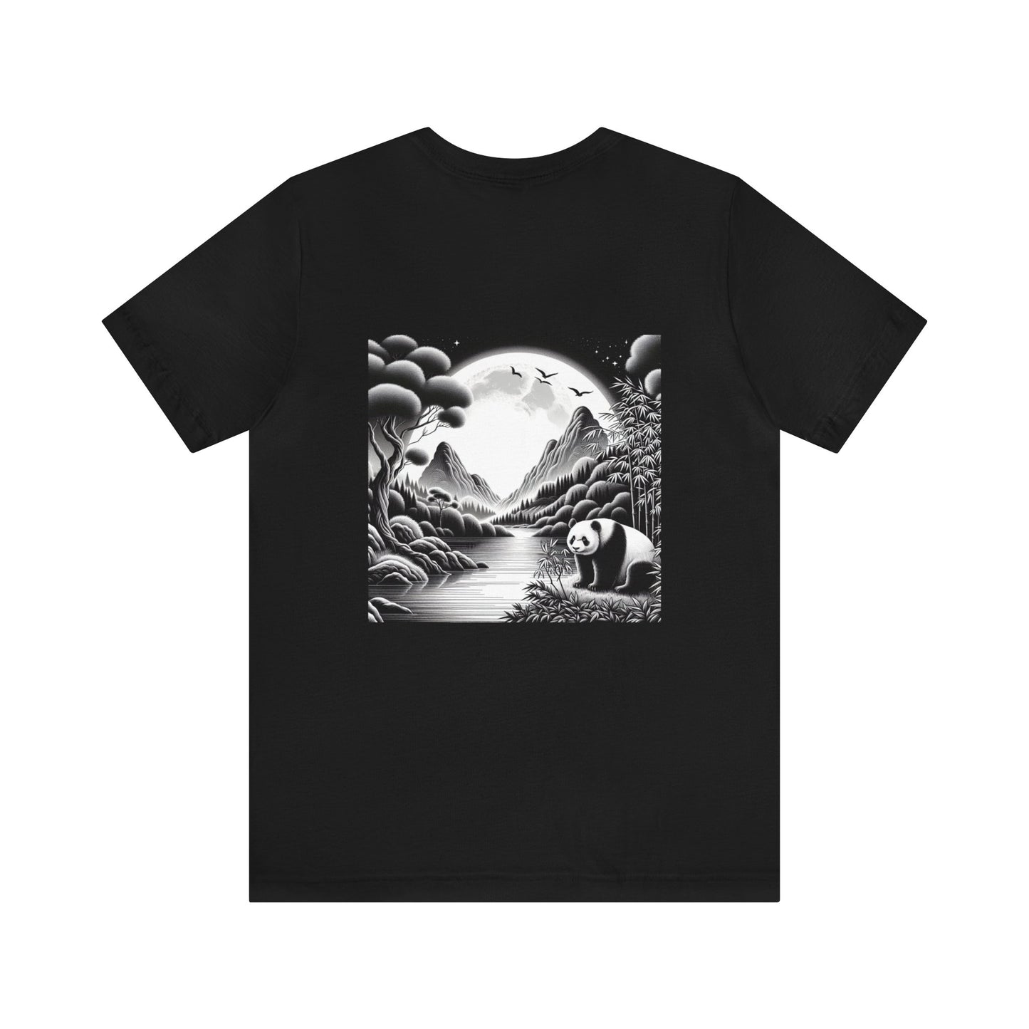 "Majestic Moonlit Panda"- Tshirt