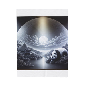 "Panda Moonlit Majesty" -Blanket