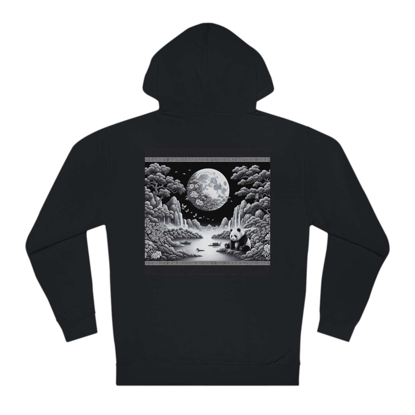 "Panda's Moonlit Majesty"- Hoodie