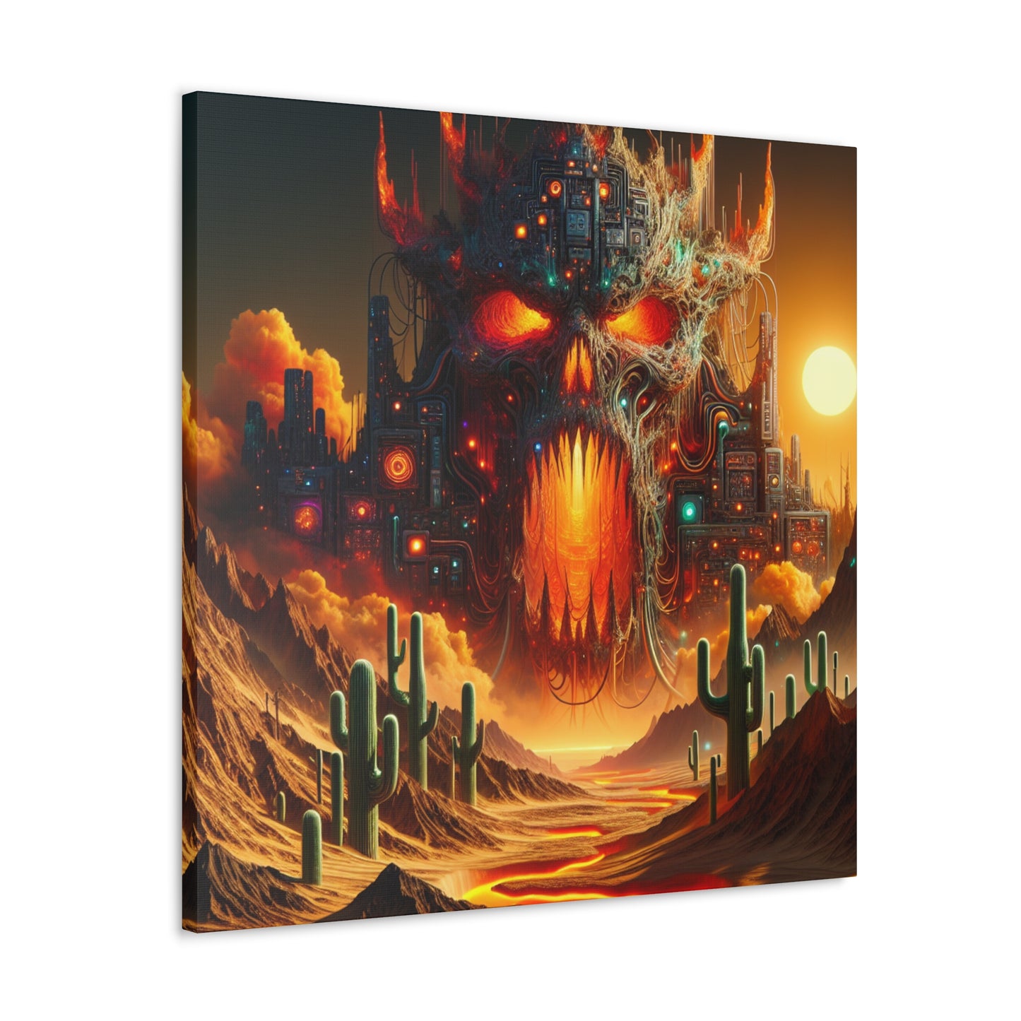 "Infernal Behemoth's Lair"
"Cybernetic Cactus Grove"