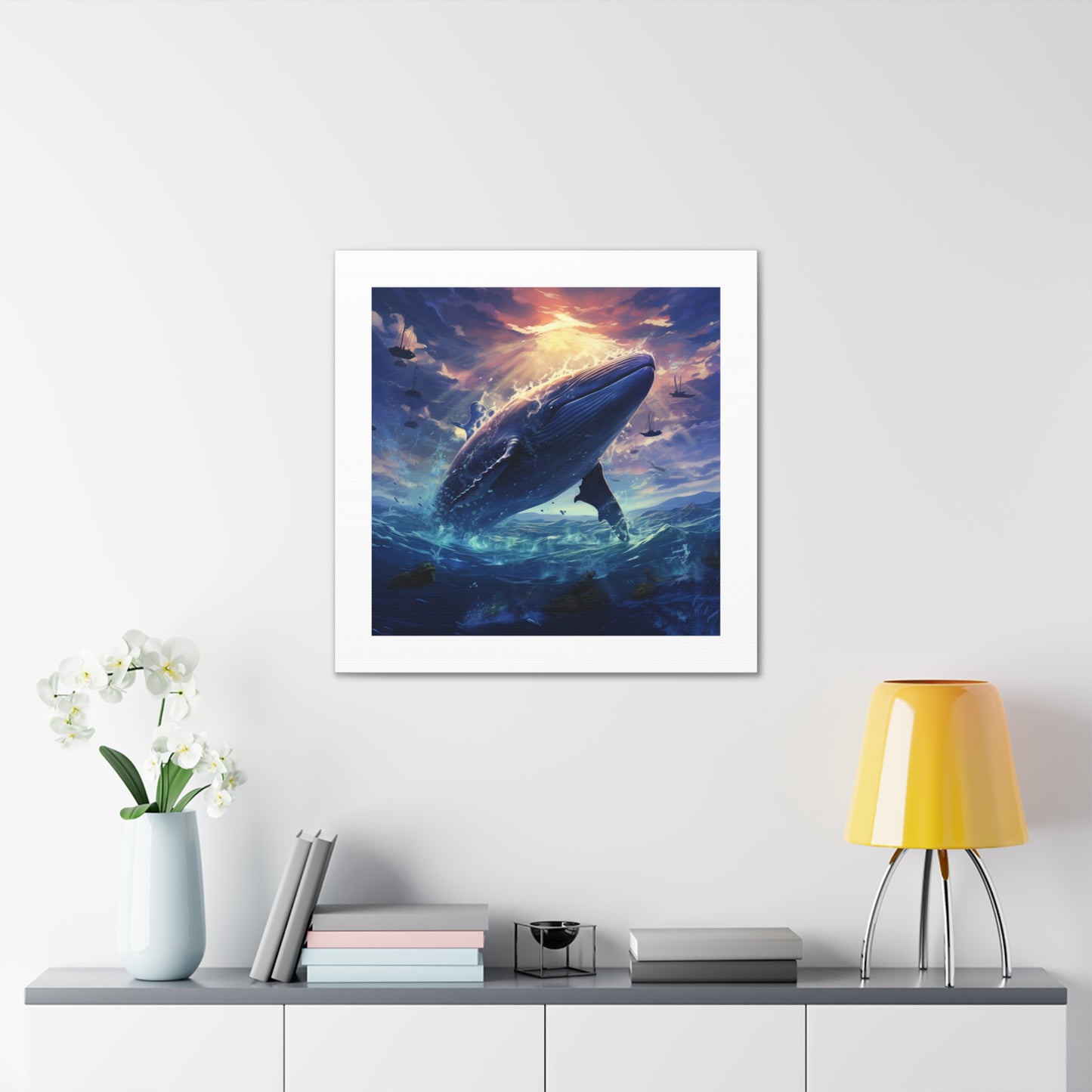 Digital Flare Whale.