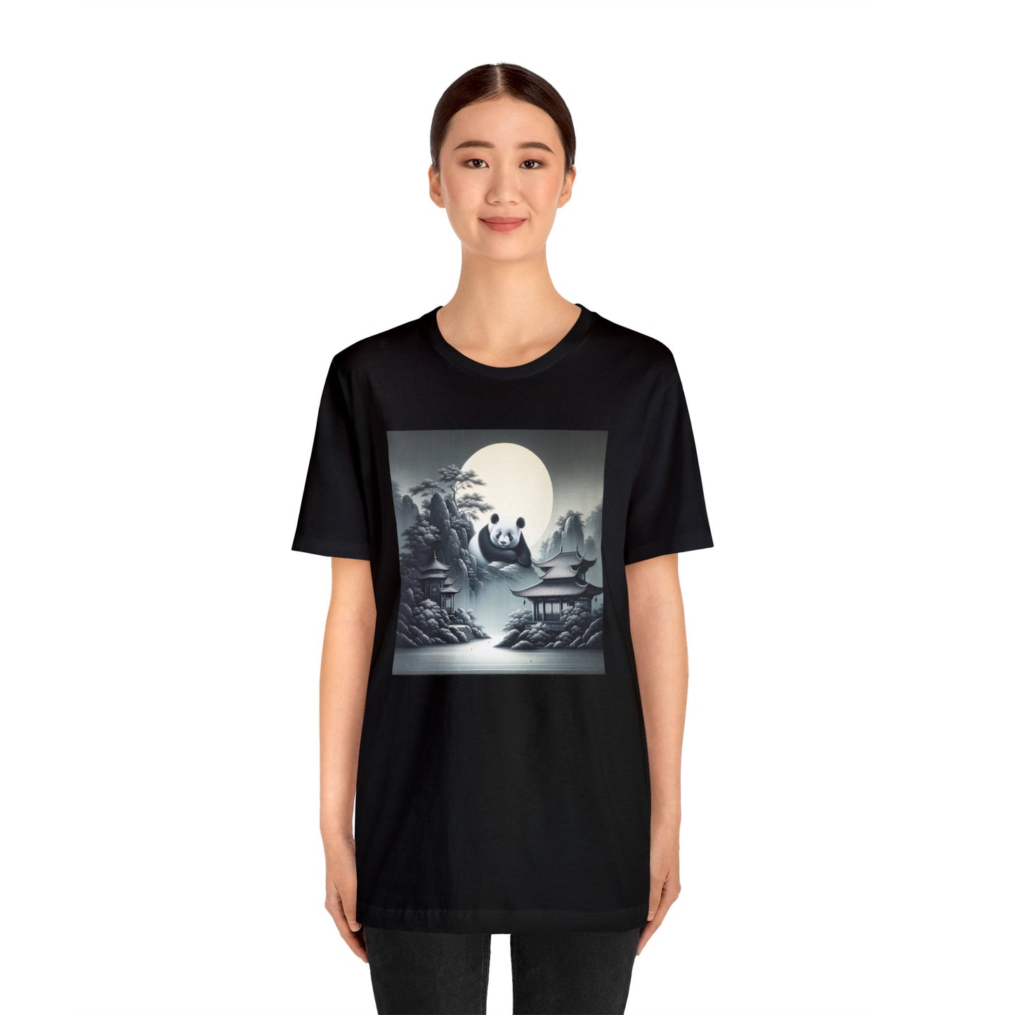 "Panda Moonrise"- Tshirt