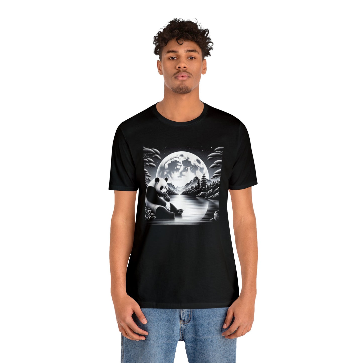 "Panda's Moon"- Tshirt