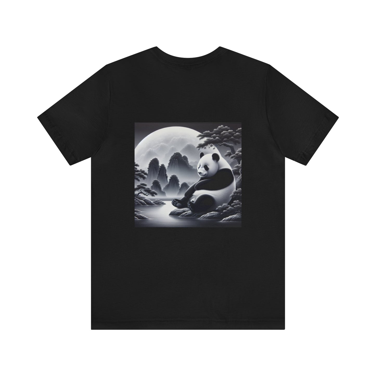 "Moonlit Majesty: Panda's Serenity"- Tshirt