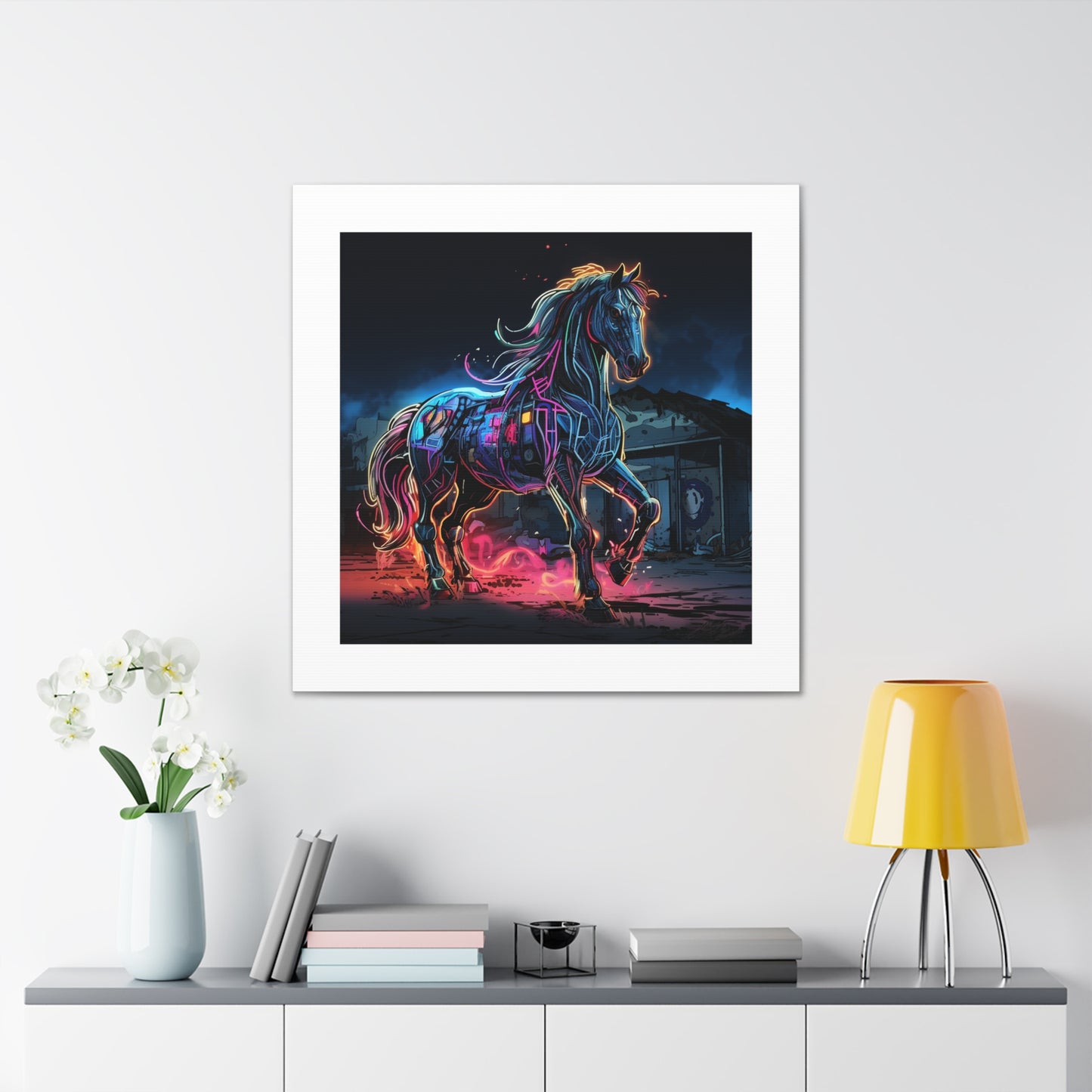 Mystic Glowing Graffiti Horse