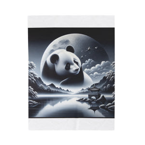 "Panda's Moon" -Blanket