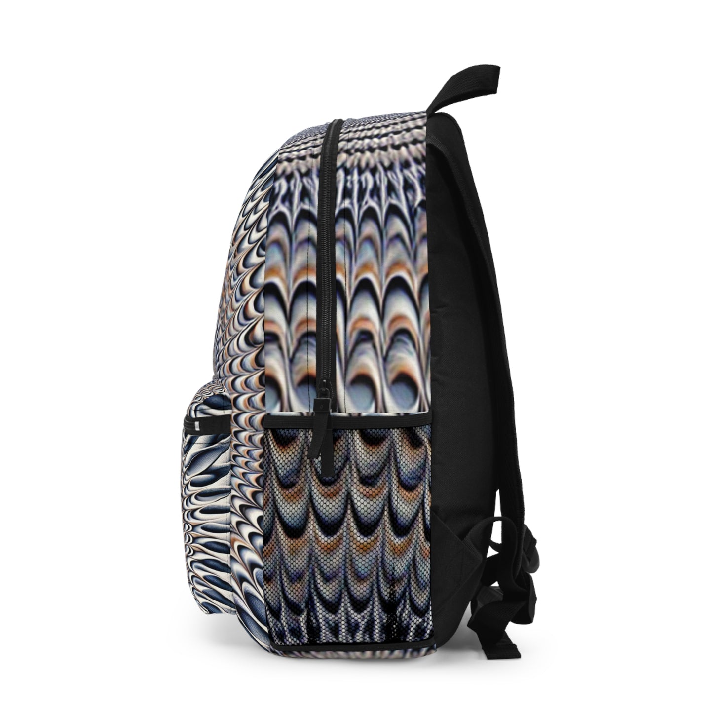 "TranceWeave OpArt"- Backpack