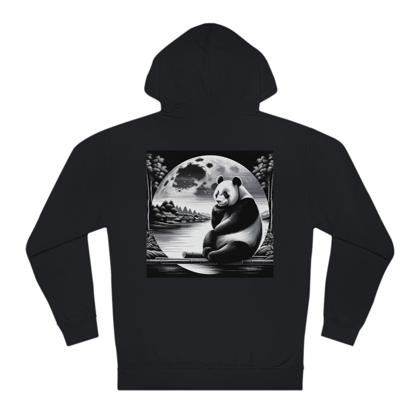 Graceful Moonlit Panda- Hoodie