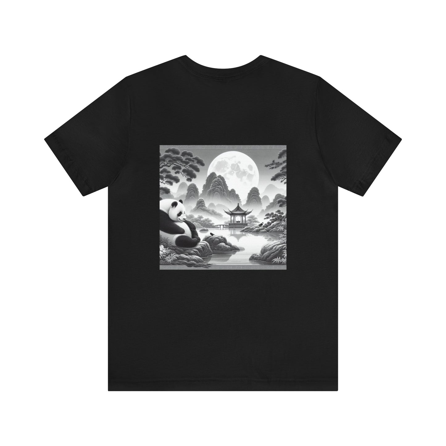 "Panda Moon Serenity"- Tshirt