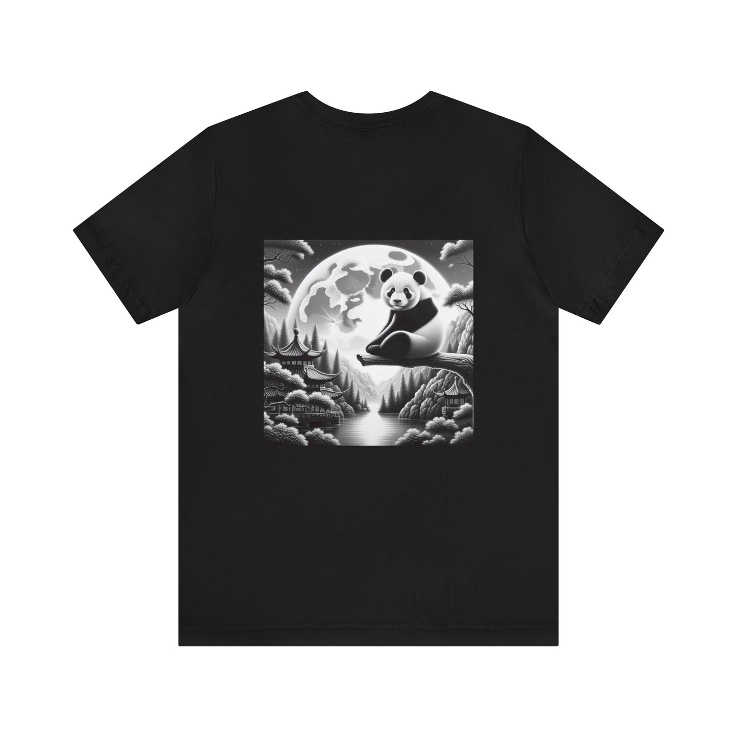 "Moonlit Majesty: Panda's Serenity"- Tshirt