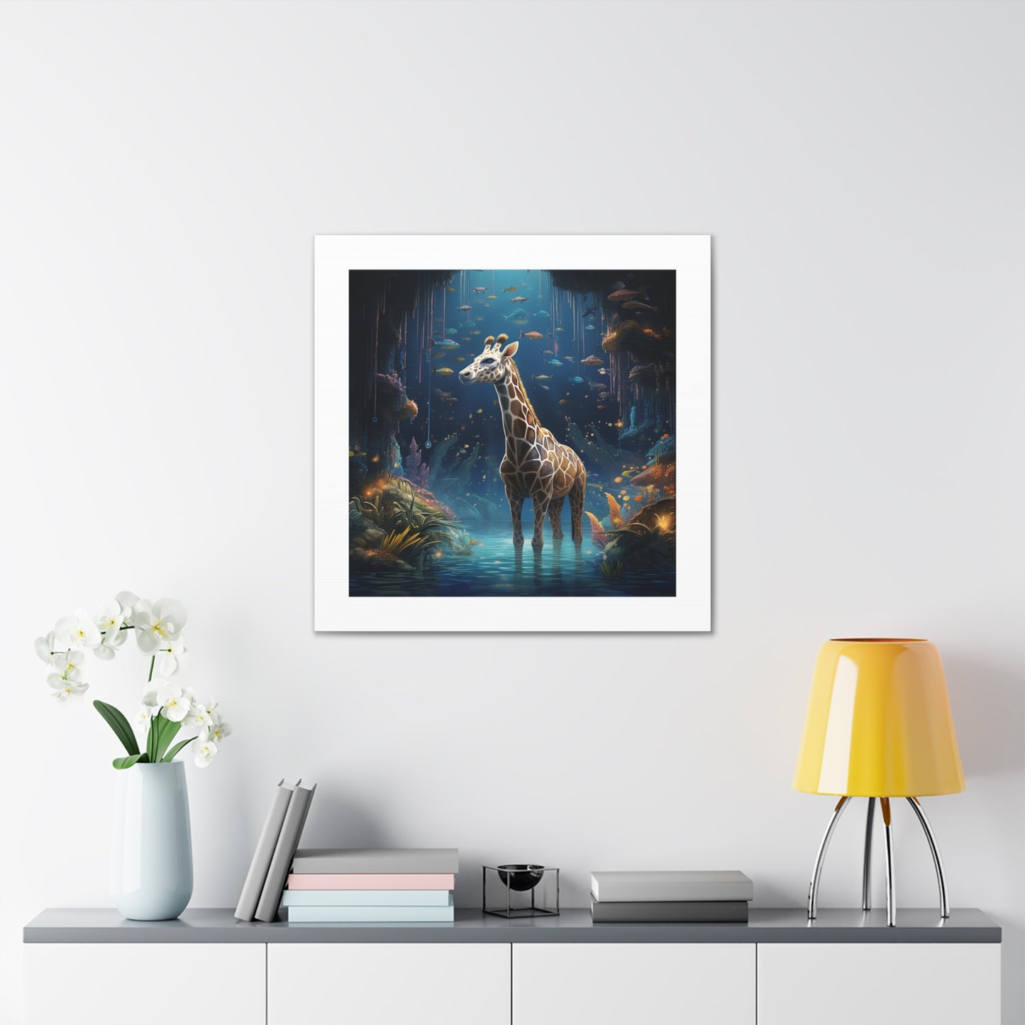 "Mythical Safari Aurora Canvas"
