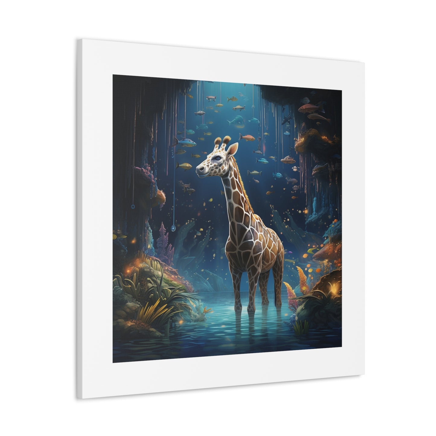 "Mythical Safari Aurora Canvas"