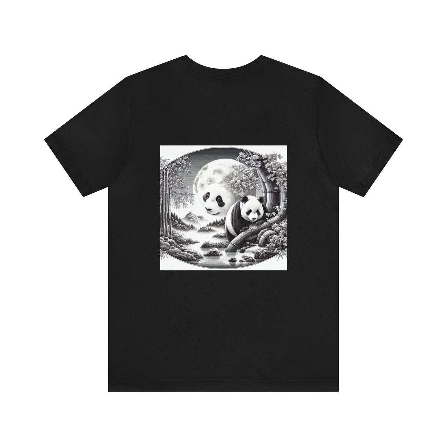 "Moonlit Panda's Dance"- Tshirt