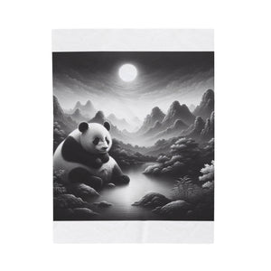 "Majestic Moonlight Panda" -Blanket