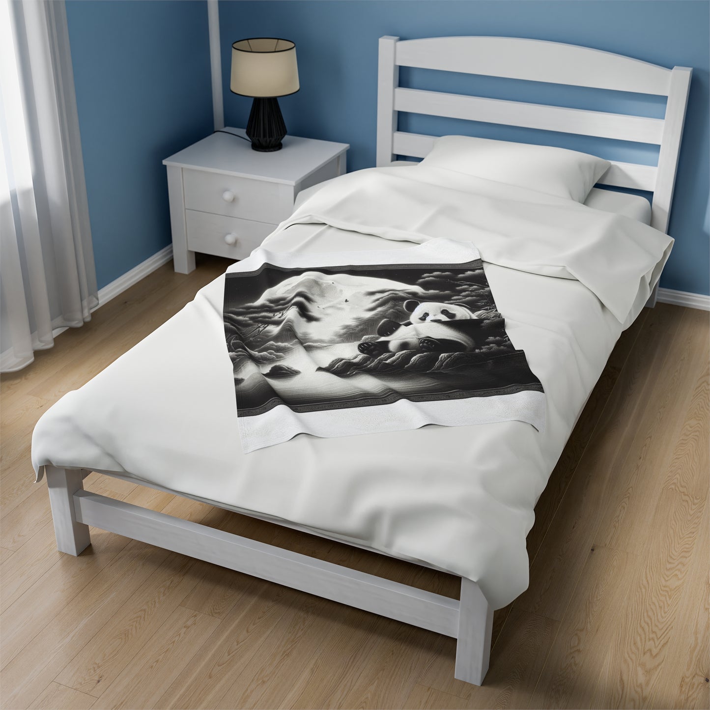"Panda Moonlight" -Blanket
